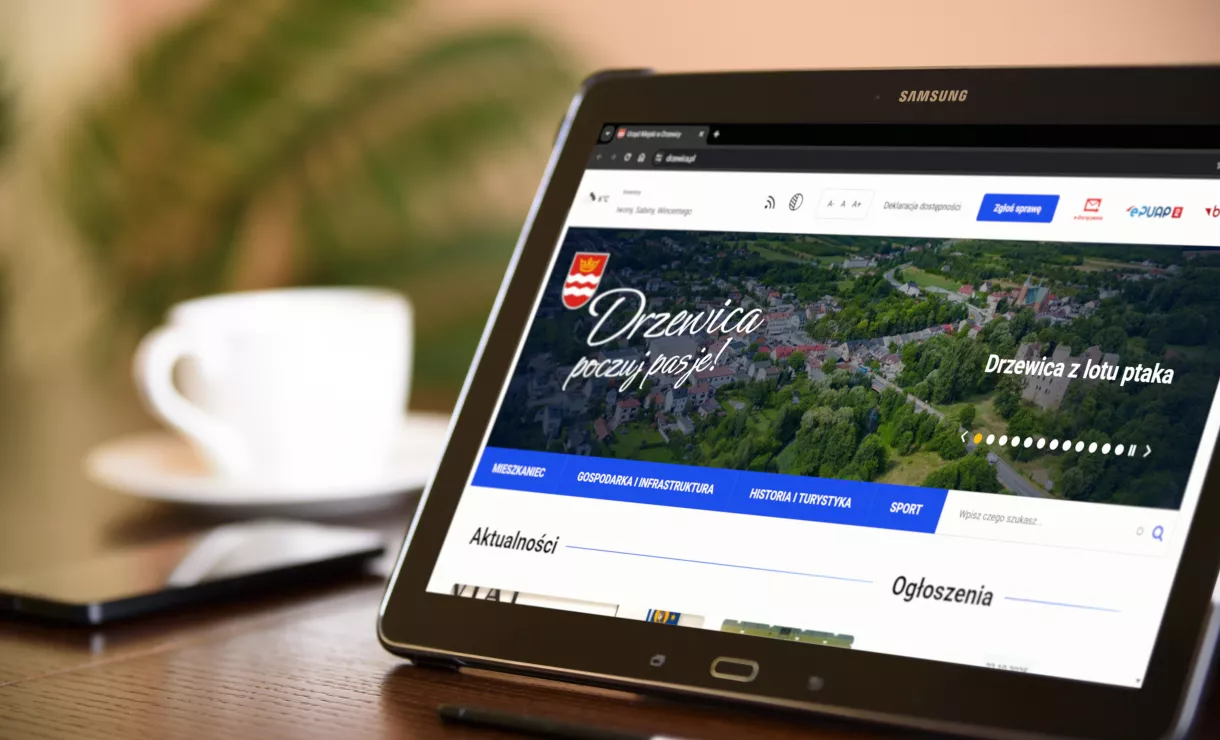 Strona internetowa gminy Drzewica strona główna