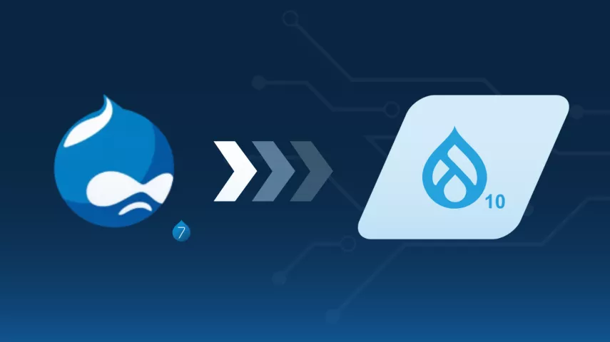 logo drupal 7 i logo drupal 10