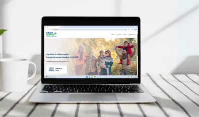 Laptop ze stroną główną Citomed.pl